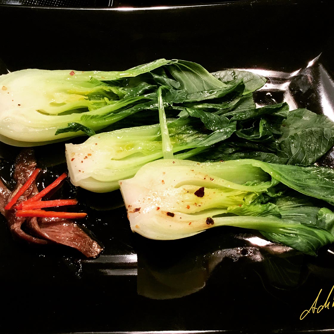 Pak choi au Vapeur