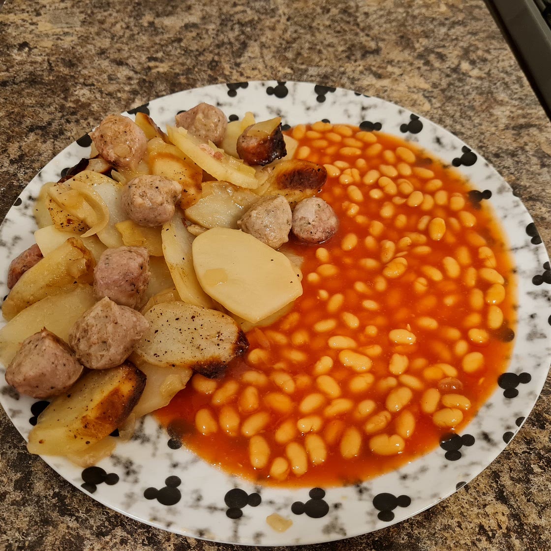 Sausage and potato pie