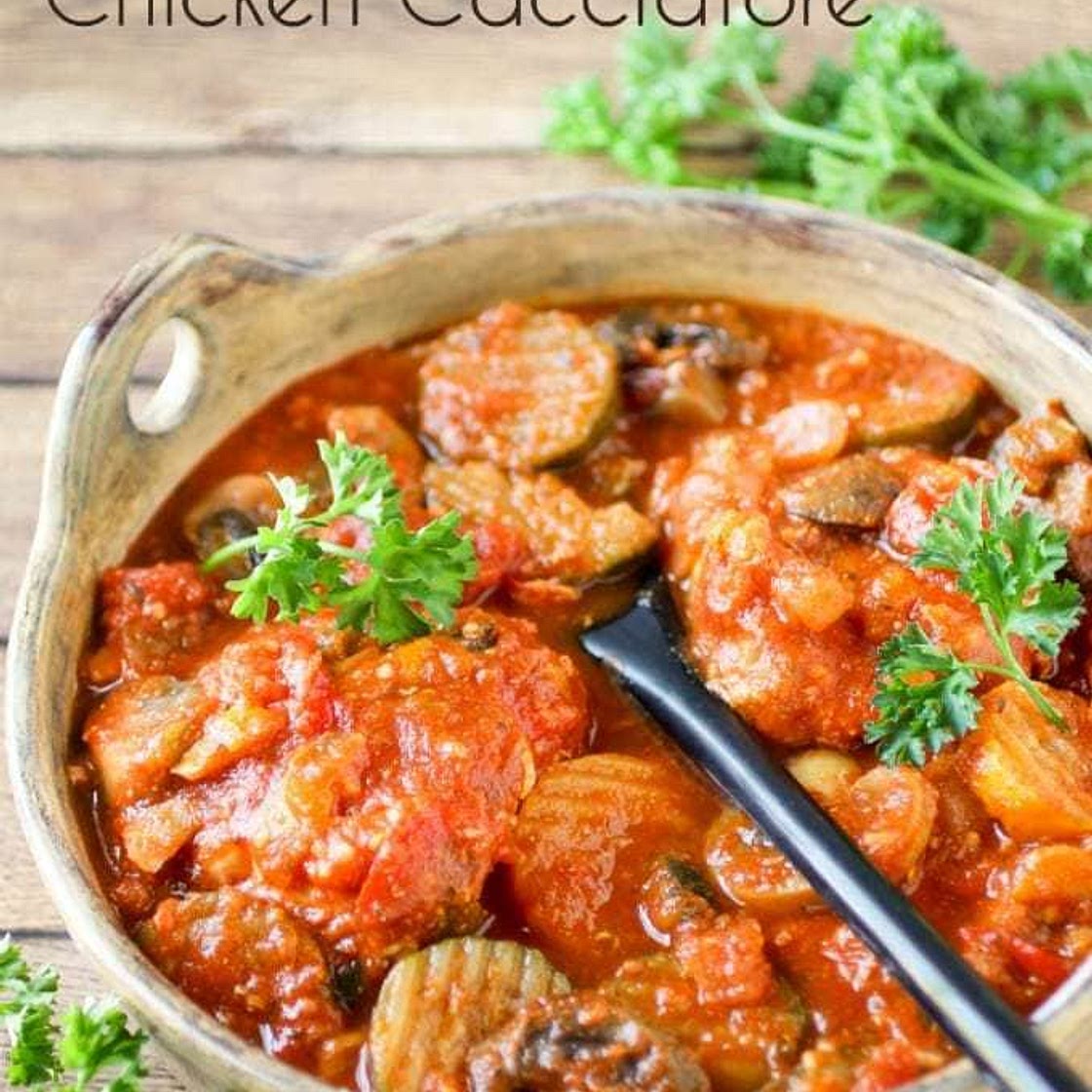Slow Cooker Chicken Cacciatore