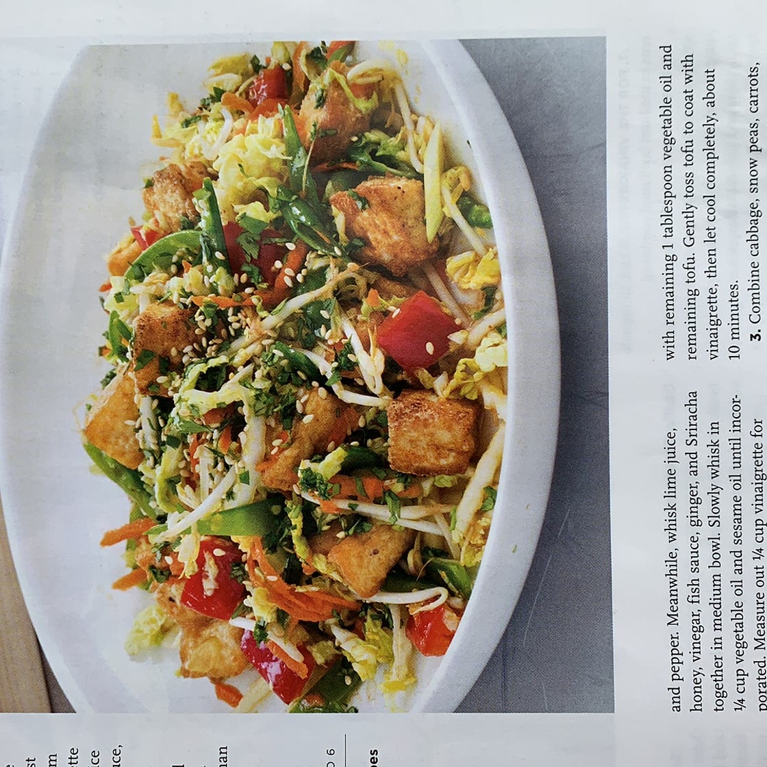 Tofu and Vegetable Salad