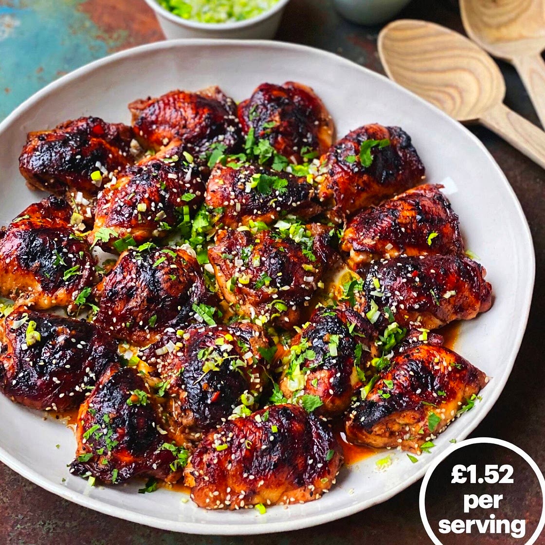 Honey soy and five spice baked chicken