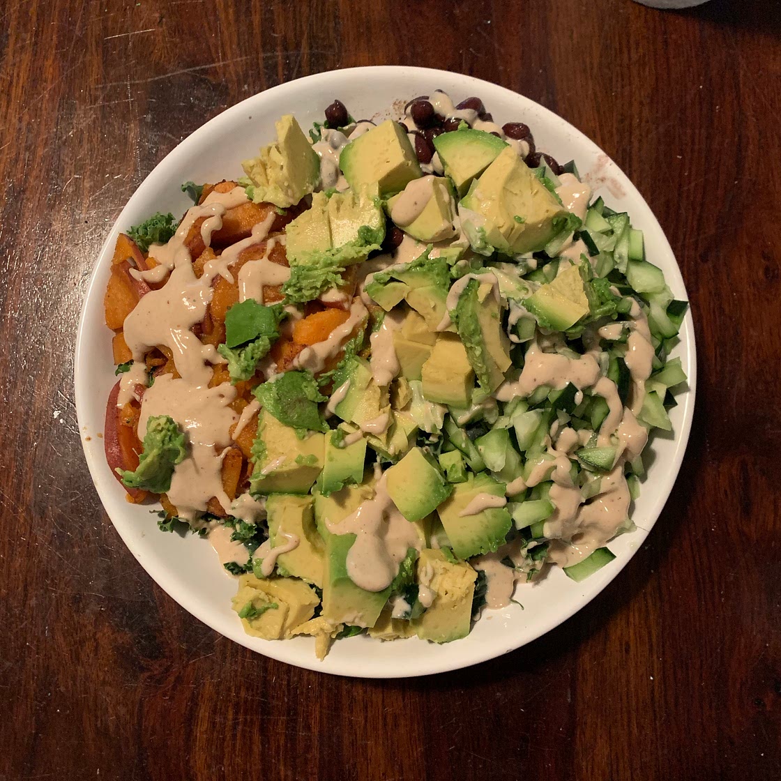 Tahini Veggie Bowl