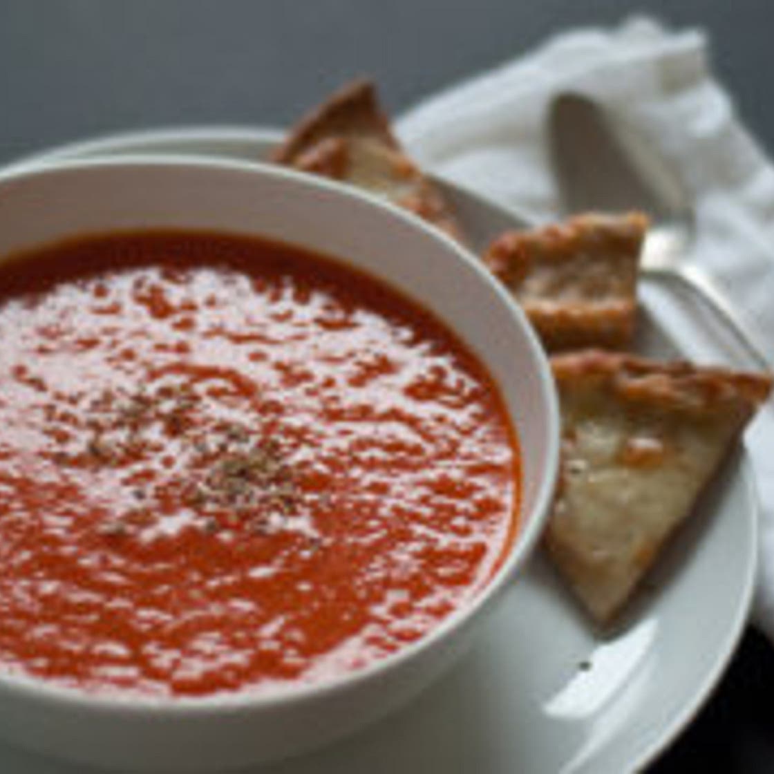 Roasted Red Pepper and Tomato Soup
