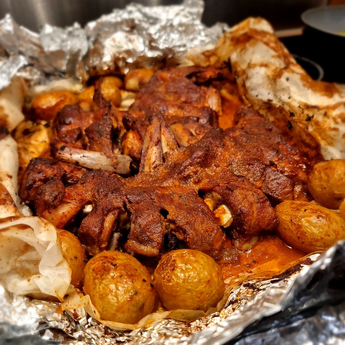 The Ultimate Lamb Roast with Baby Potatos by ME ♡ ألذ وصفة ضلع مشوي من اختراعي