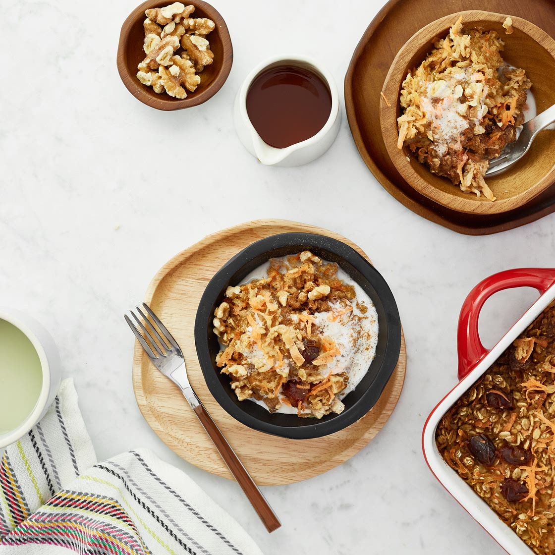 Heavenly Carrot Cake Baked Oatmeal