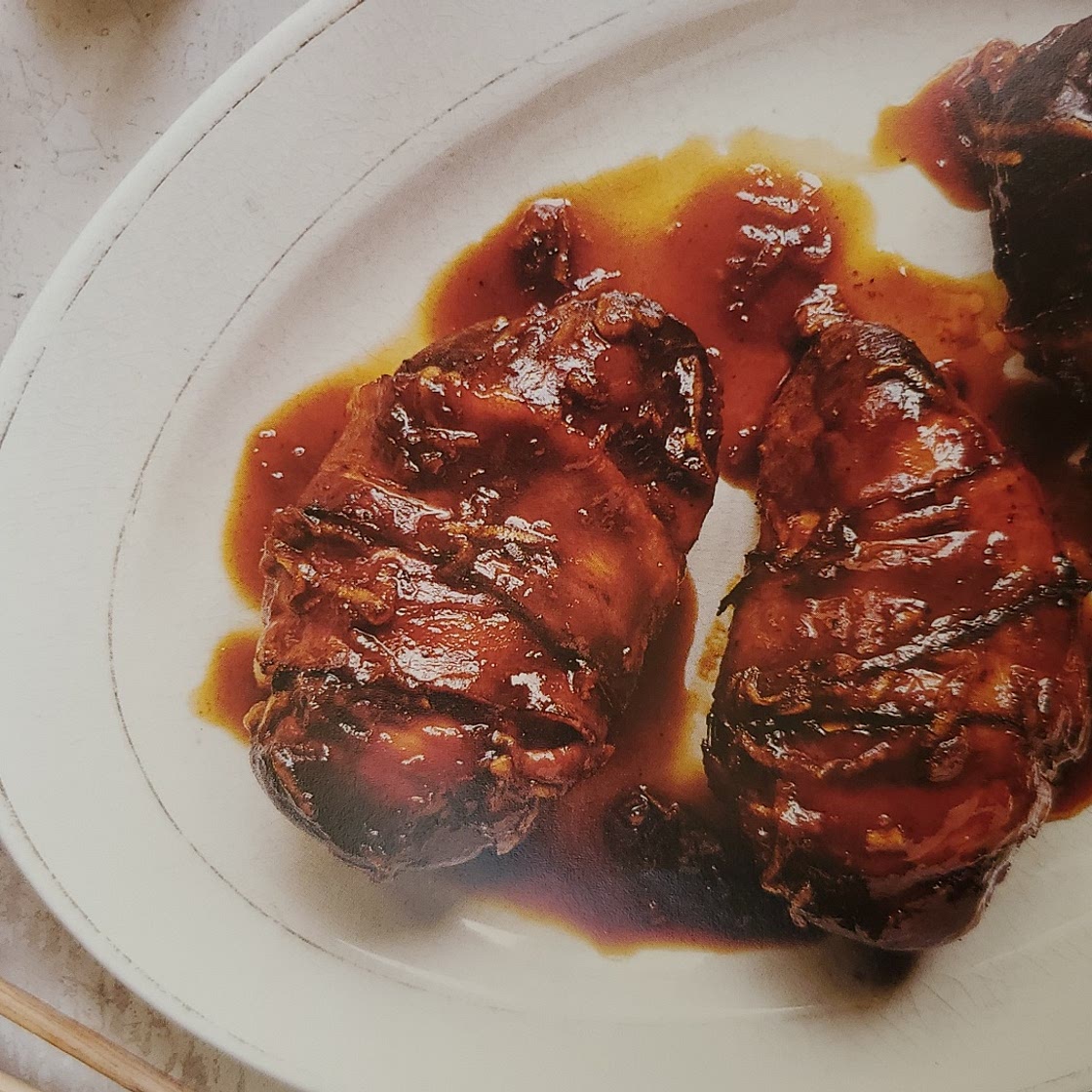 bbq bacon-apple chicken