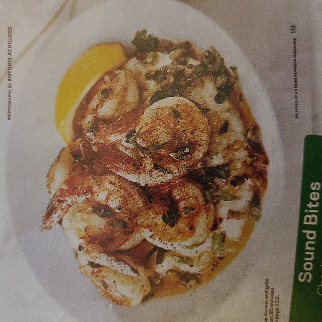 LEMON-GARLIC SHRIMP AND GRITS