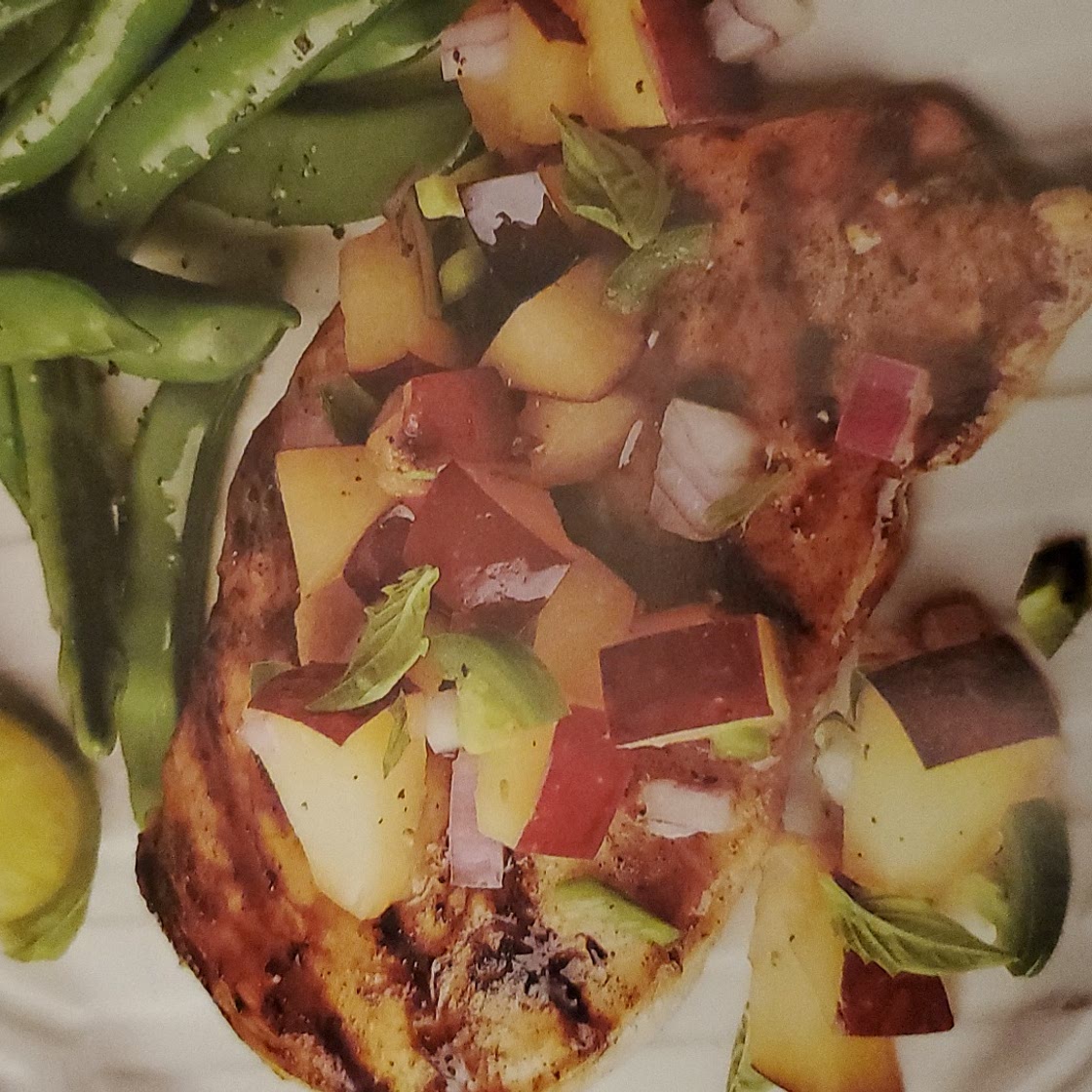 Pan-Grilled Chicken with Fresh Plum Salsa