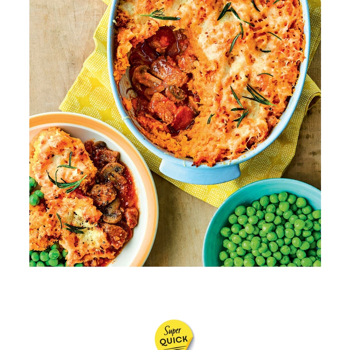 LAMB, ROSEMARY and SWEET POTATO PIE