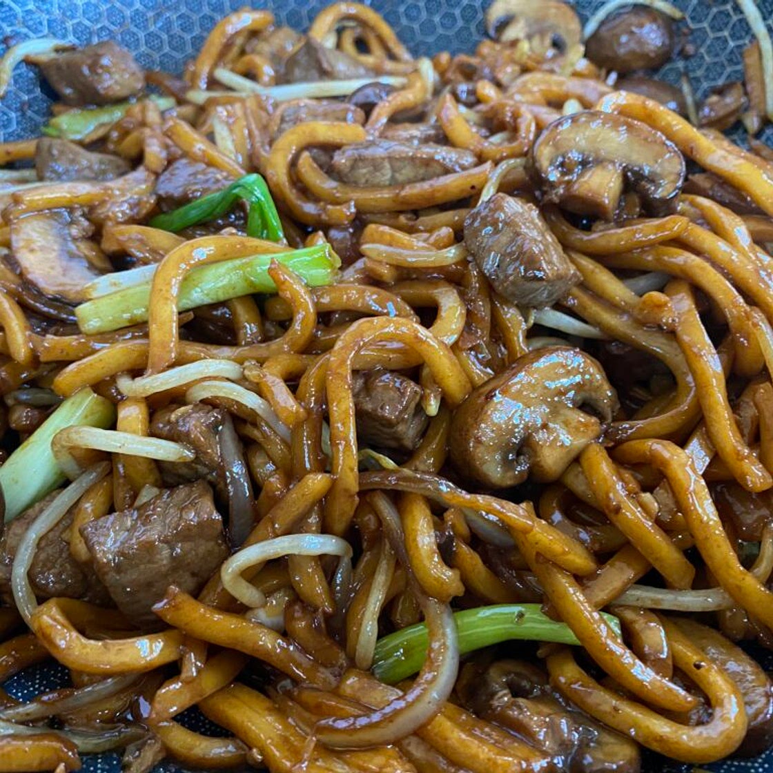 Beef Udon Stir Fry Noodle