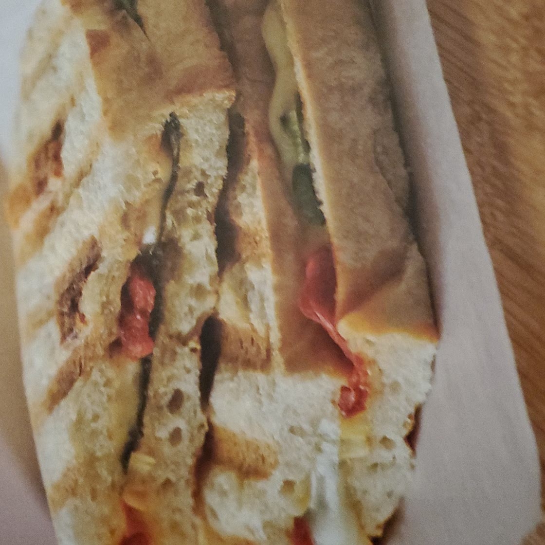 Fontina Panini with Spinach