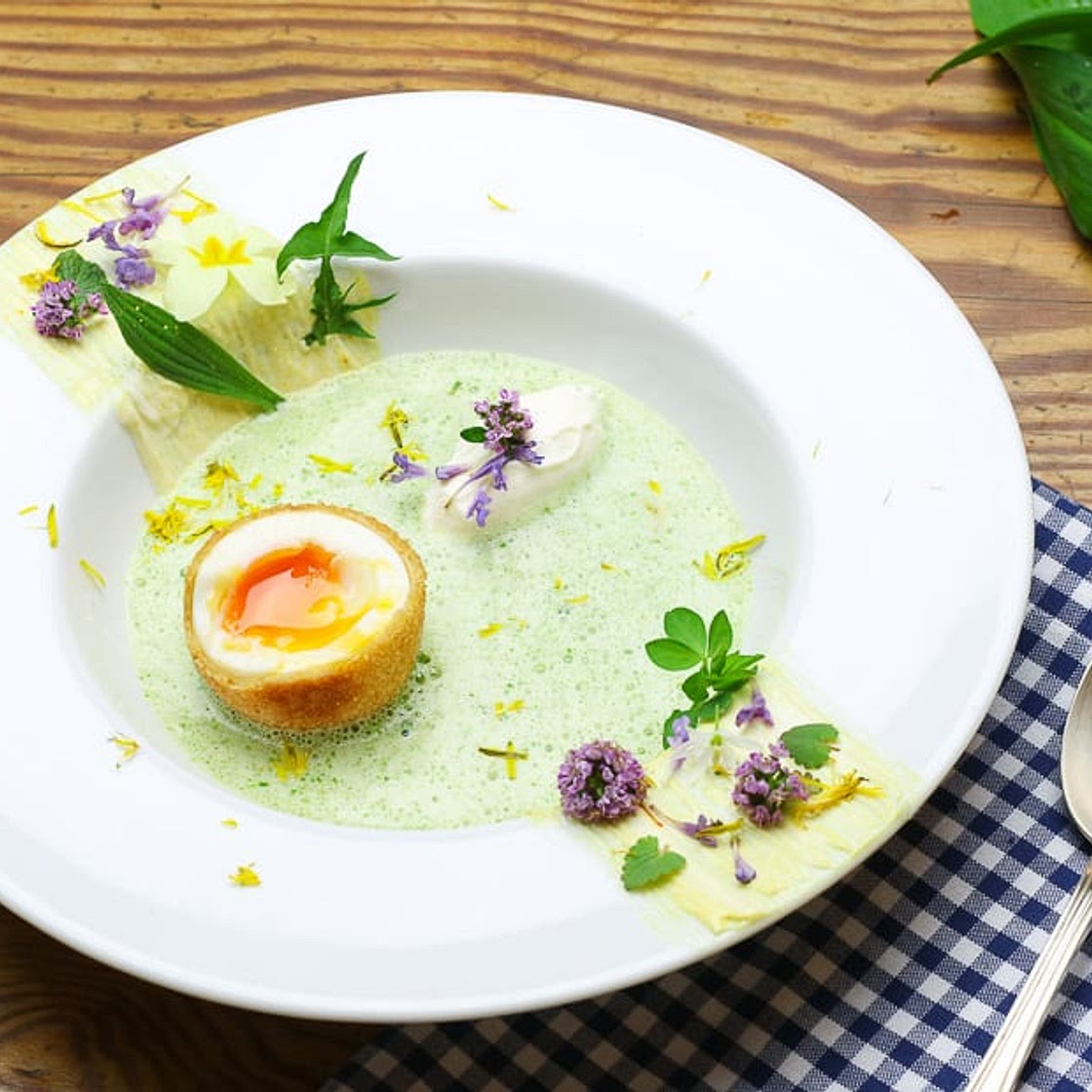 Herbal Soup for Spring - Maundy Thursday Soup