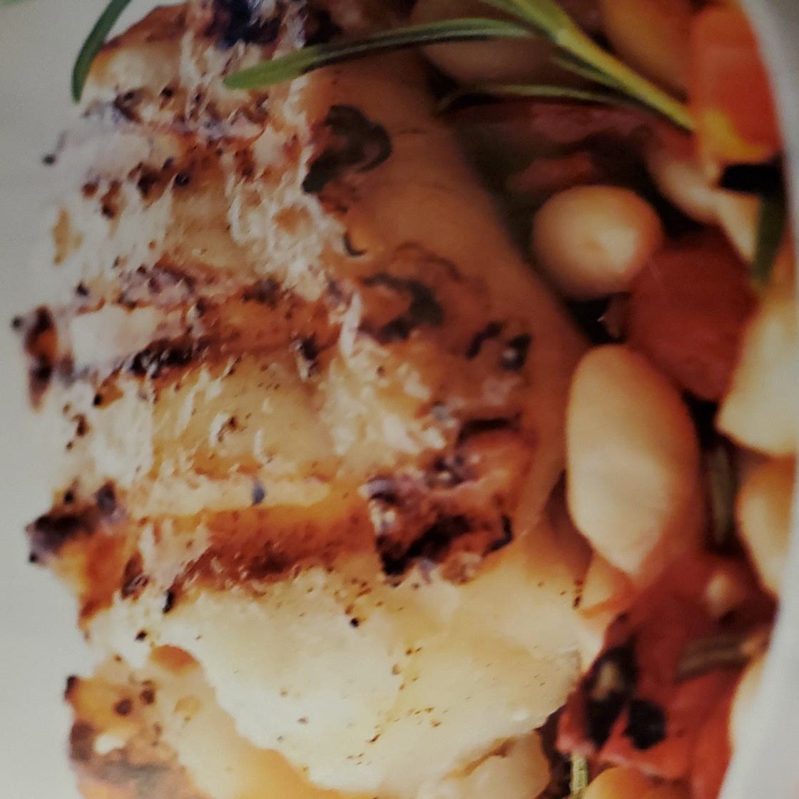 Fish with Tomato and Cannellini Relish