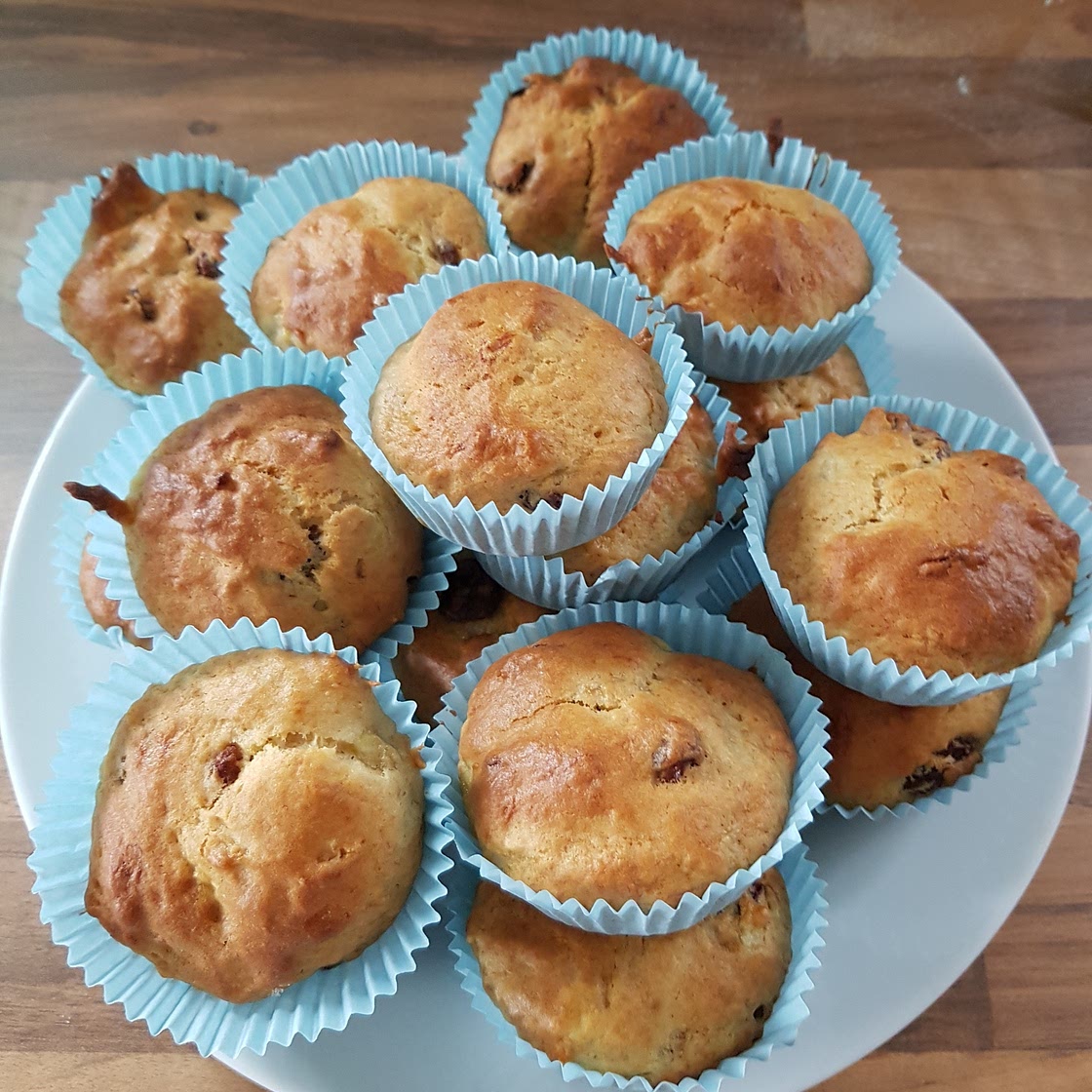 Reduced sugar Banana muffins