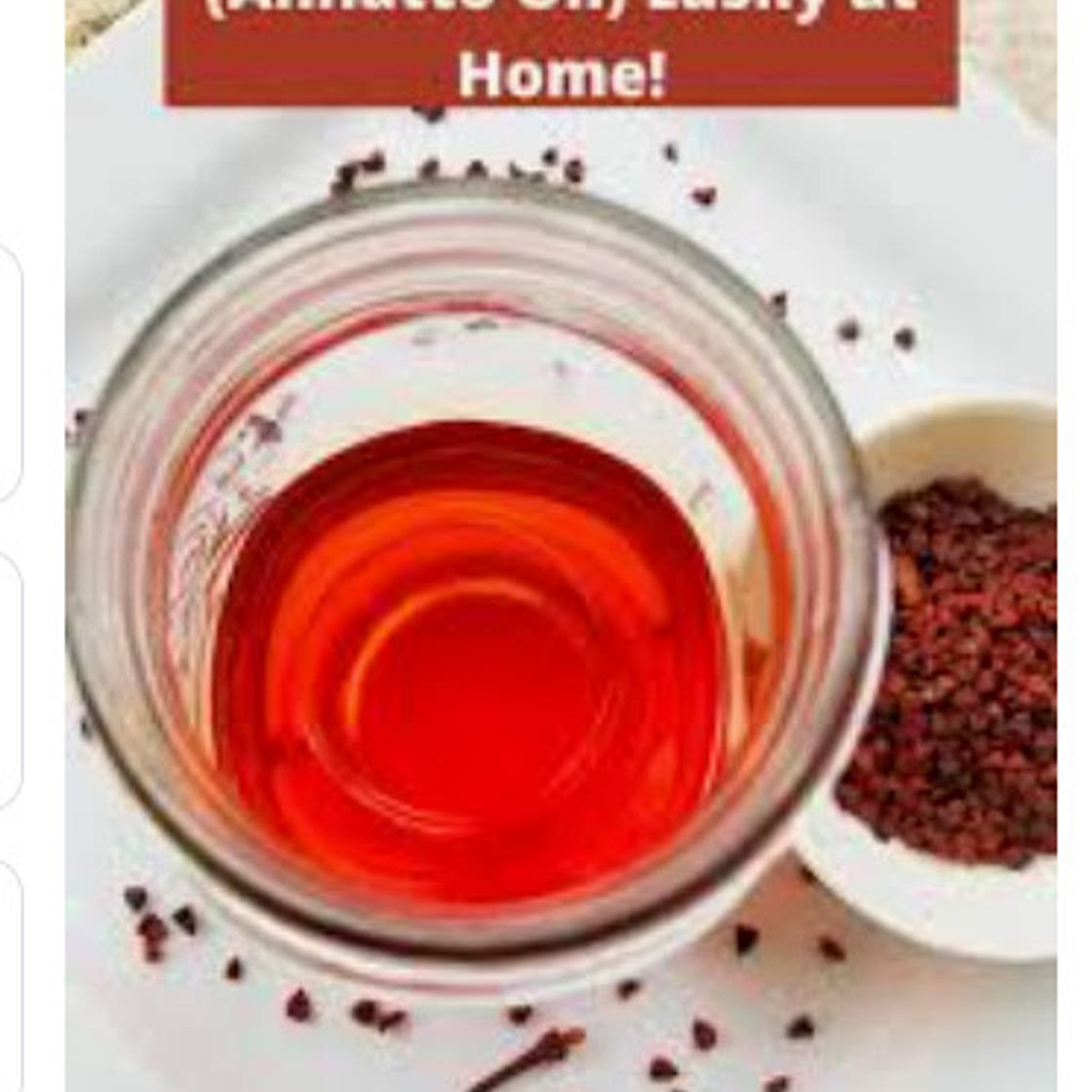 Annatto oil