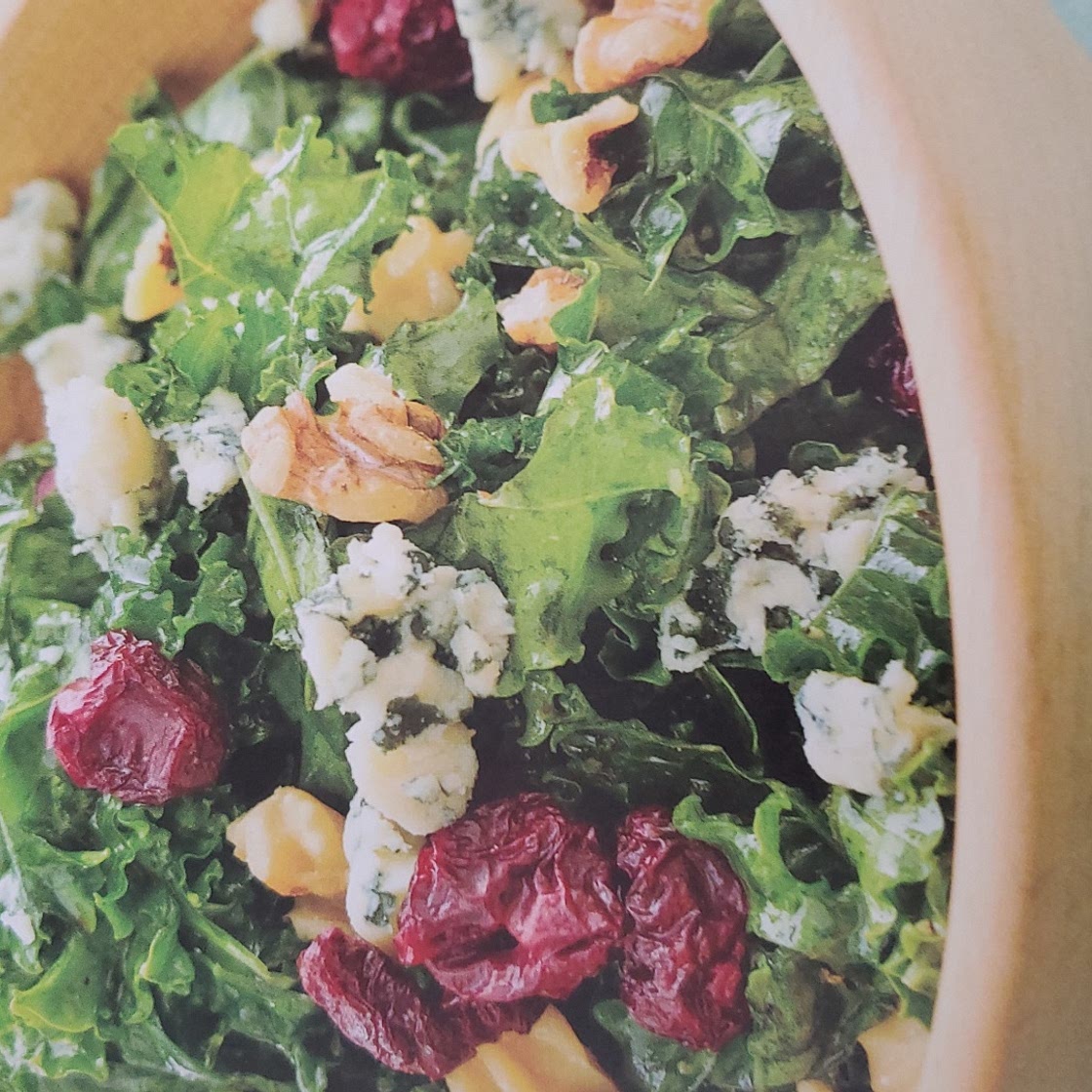 Cherry-Walnut Kale Salad