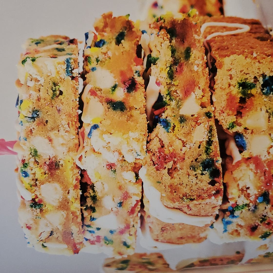 Birthday Cake Blondies