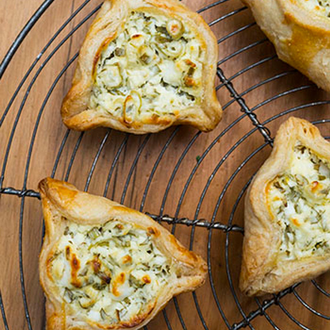Savory Persian Herb and Cheese Hamantaschen