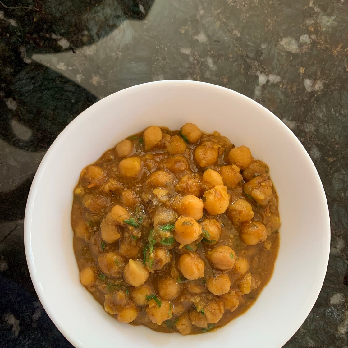 Chole - chickpea curry