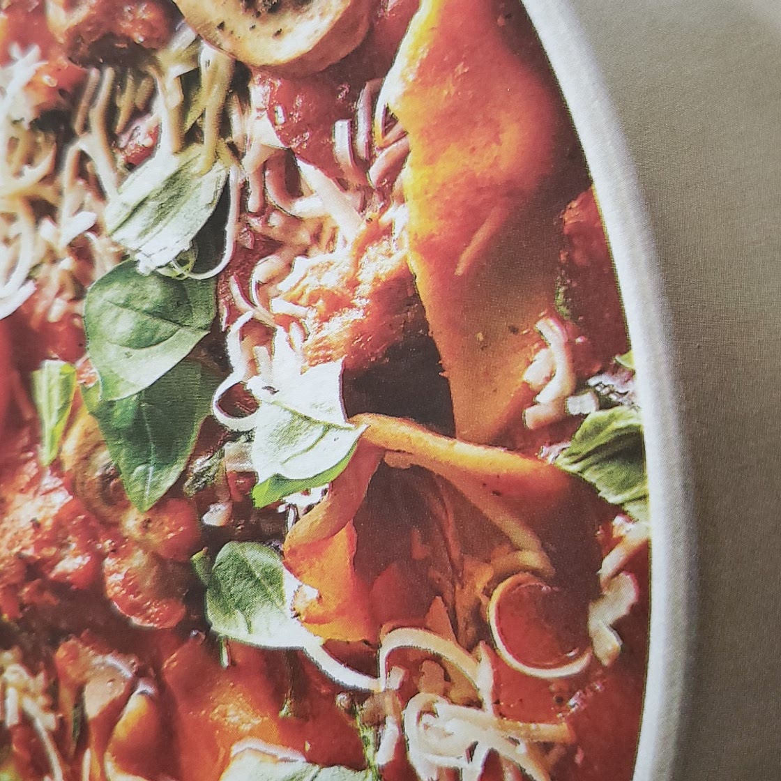 LASAGNA IN A SOUP BOWL