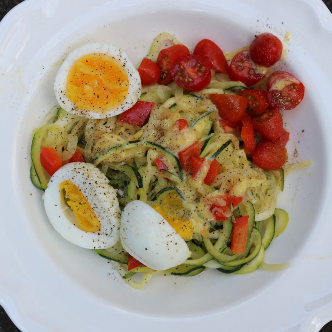 Soft Boiled Eggs n' Zoodles