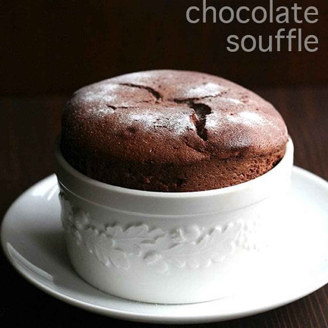 Boozy Chocolate Souffle
