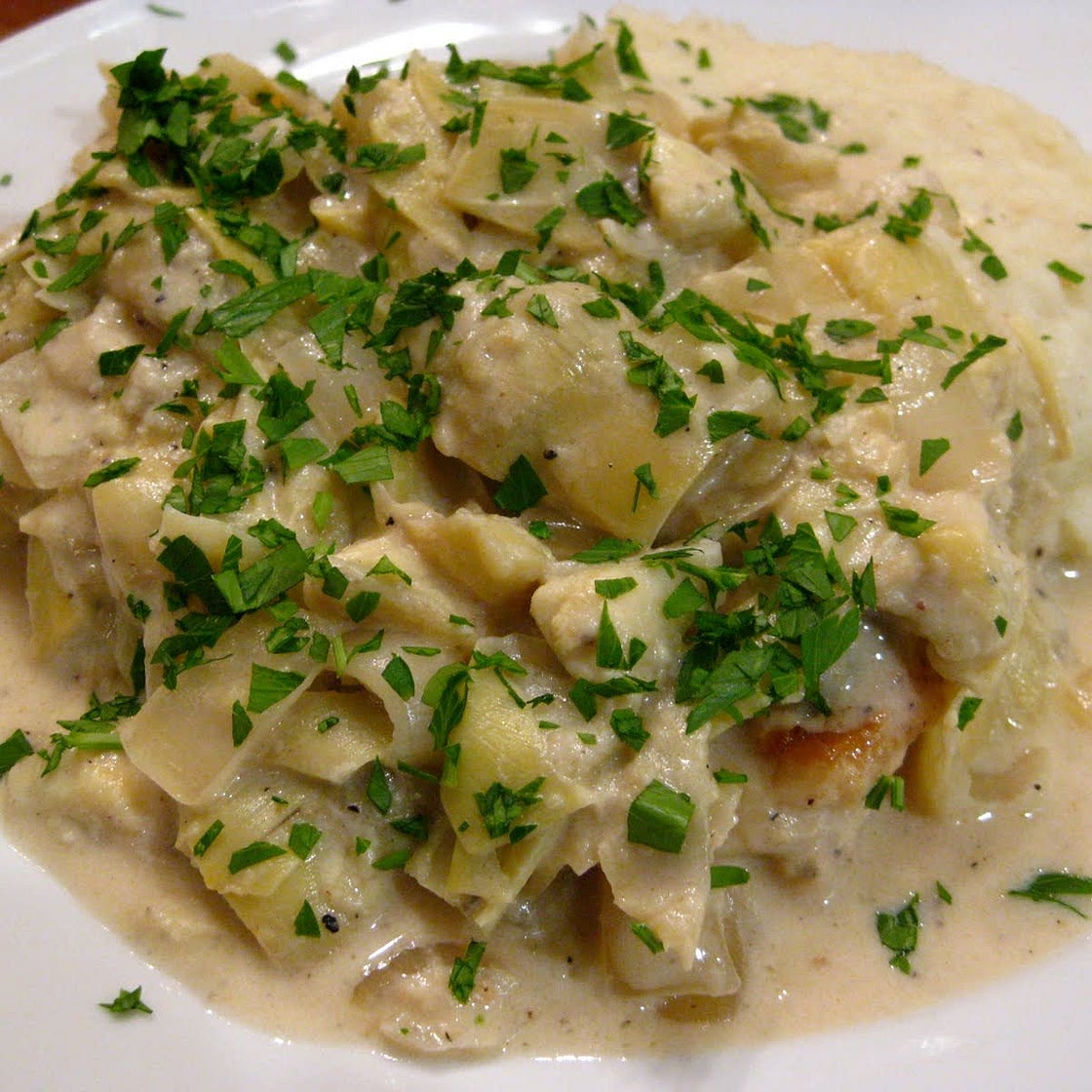 Creamy Chicken & Artichokes