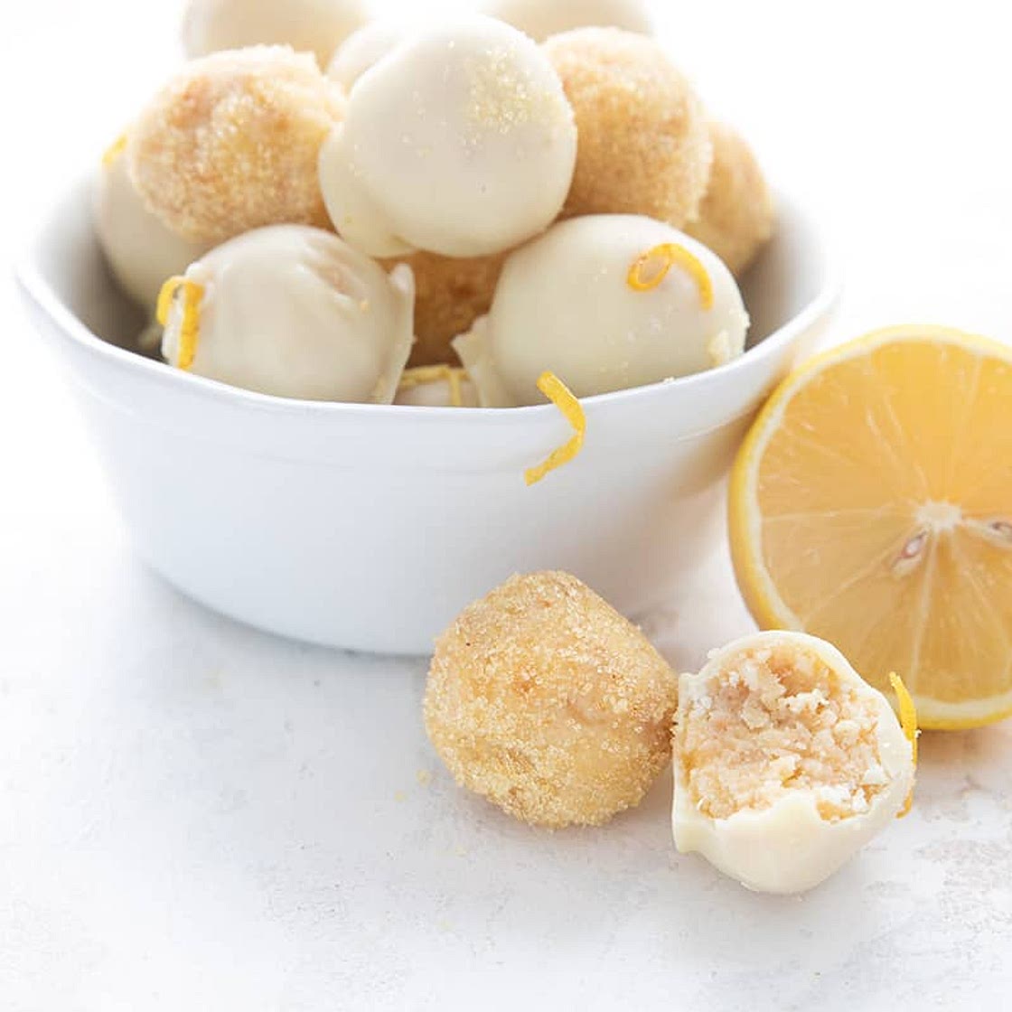Keto Lemon Cake Balls