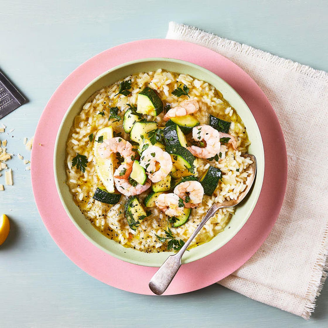 G - Lemony Courgette & King Prawn Risotto