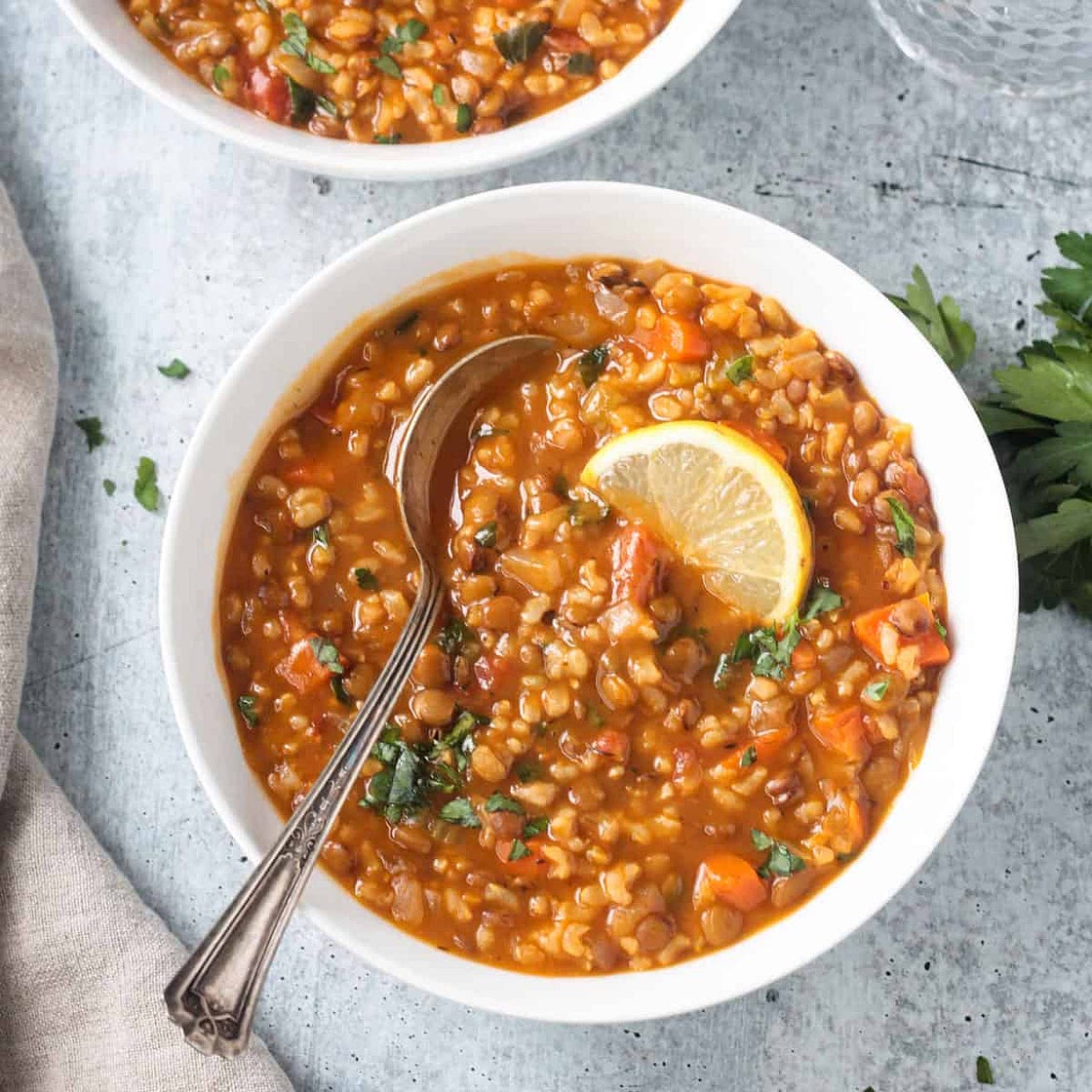 Lentil Rice Soup