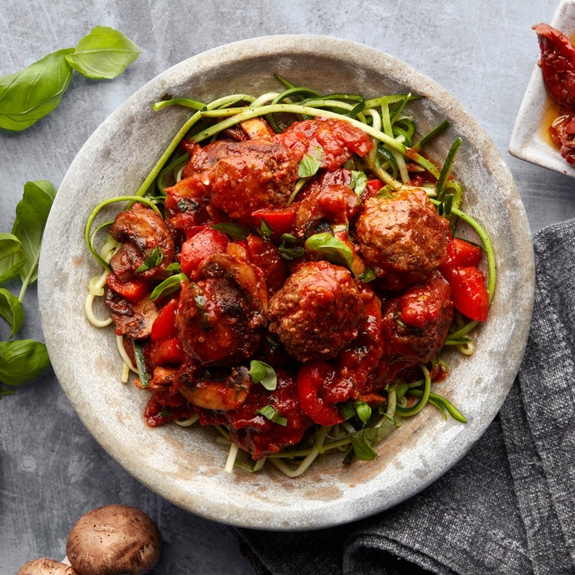 MC - Italian meatballs & courgetti