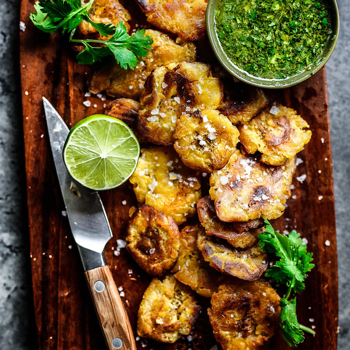 Tostones with Mojo - Whole30 | PrimalGourmet