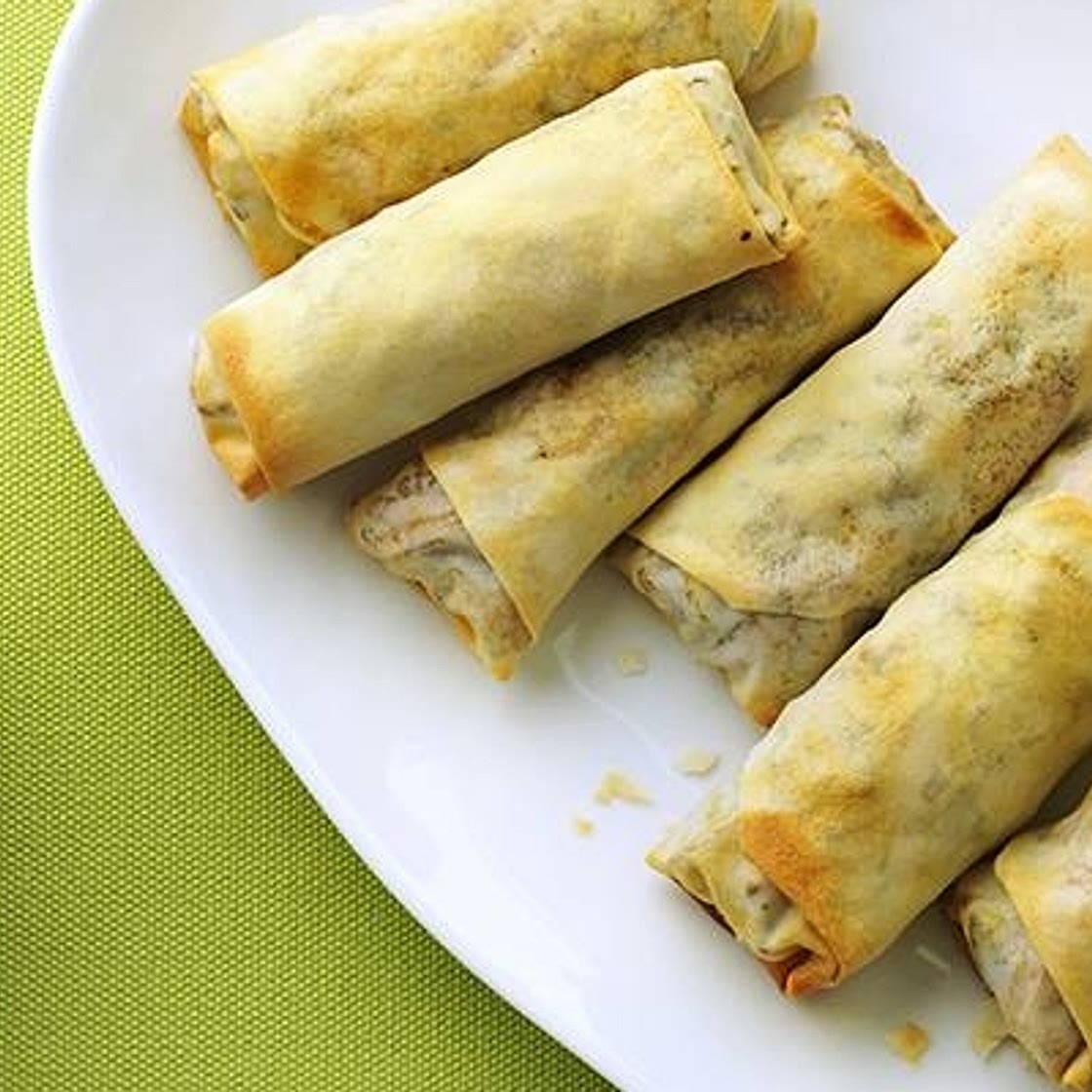 Air-Fried Veggie Spring Rolls
