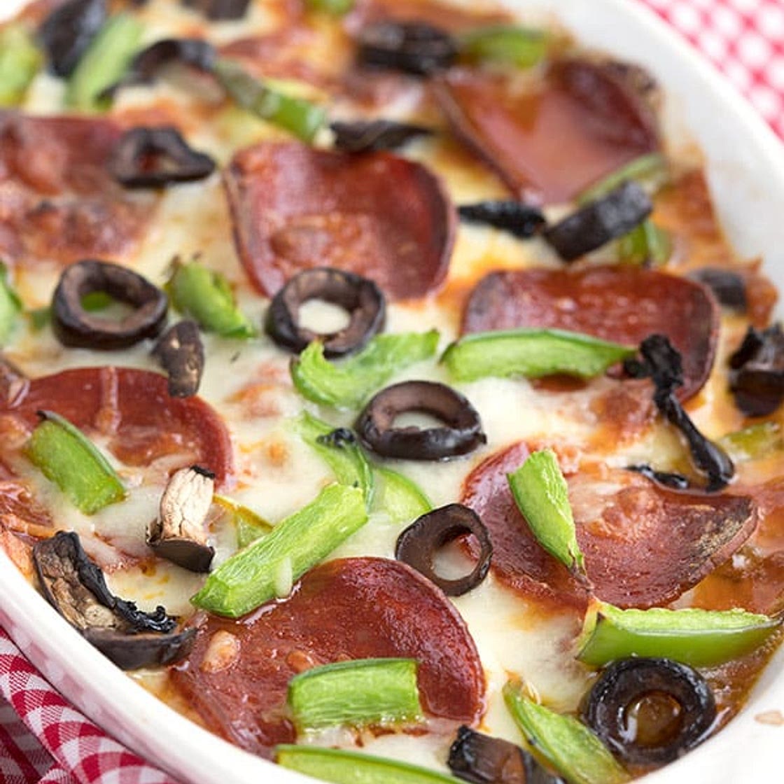 Crustless Pizza for Two