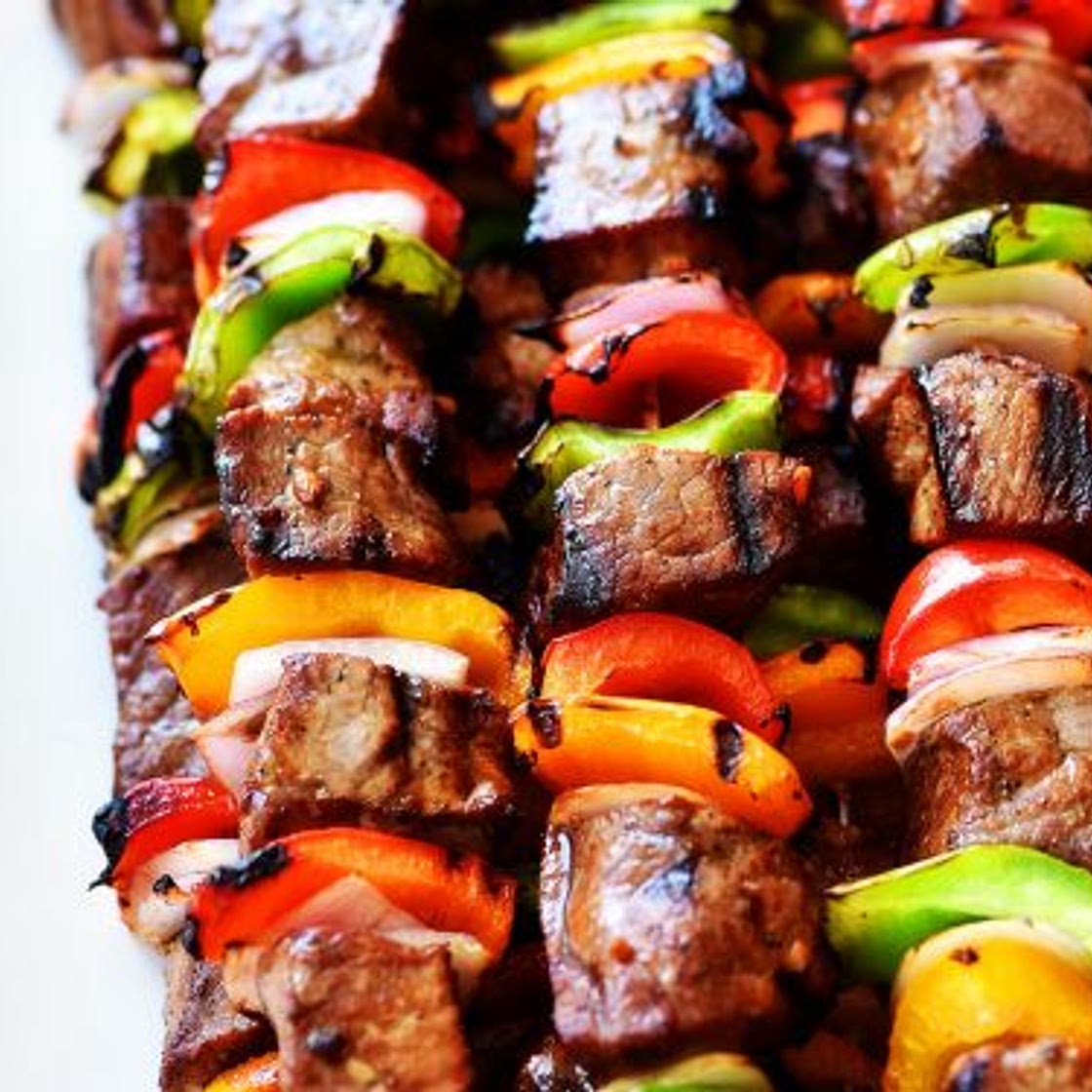 Grilled Steak Kebabs