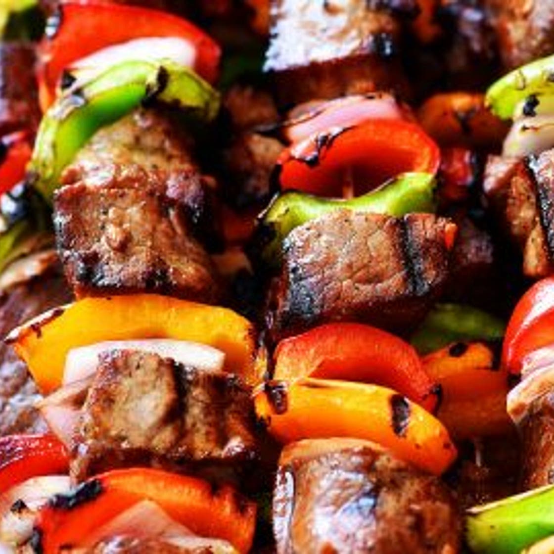 Grilled Steak Kebabs
