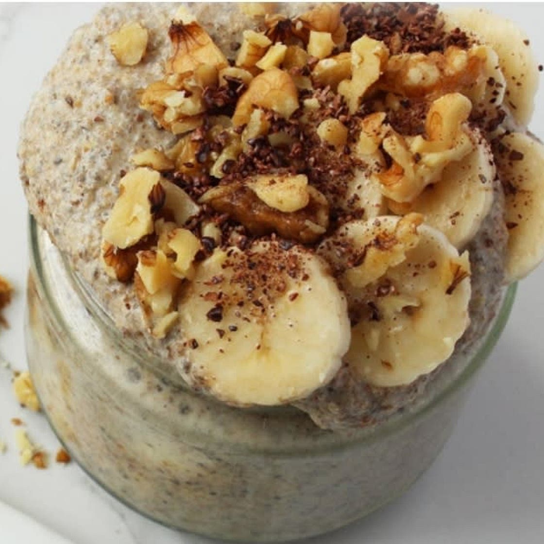 Vanilla Flaxseed, Chia & Banana Parfait
