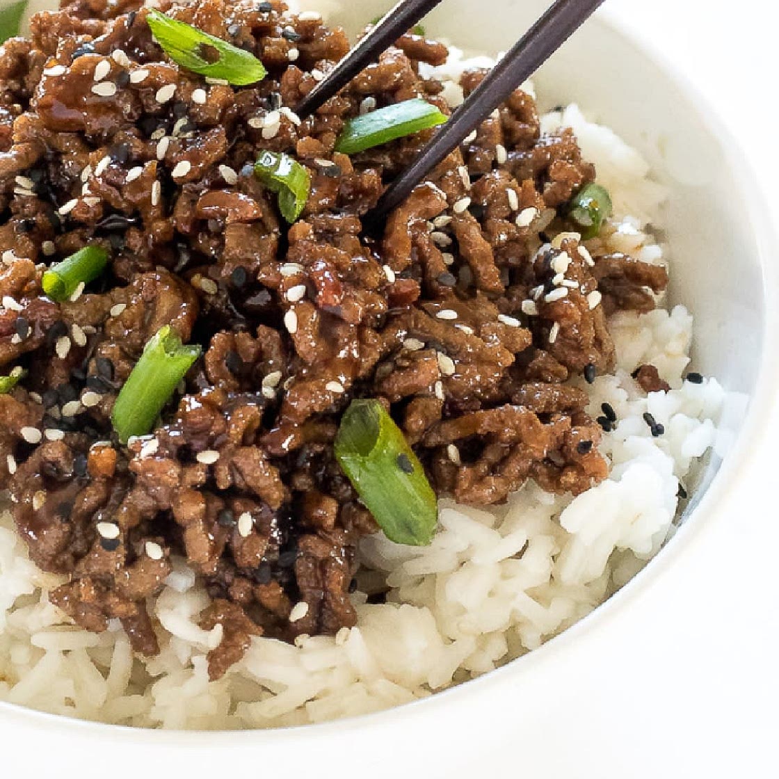 Savory korean beef & rice
