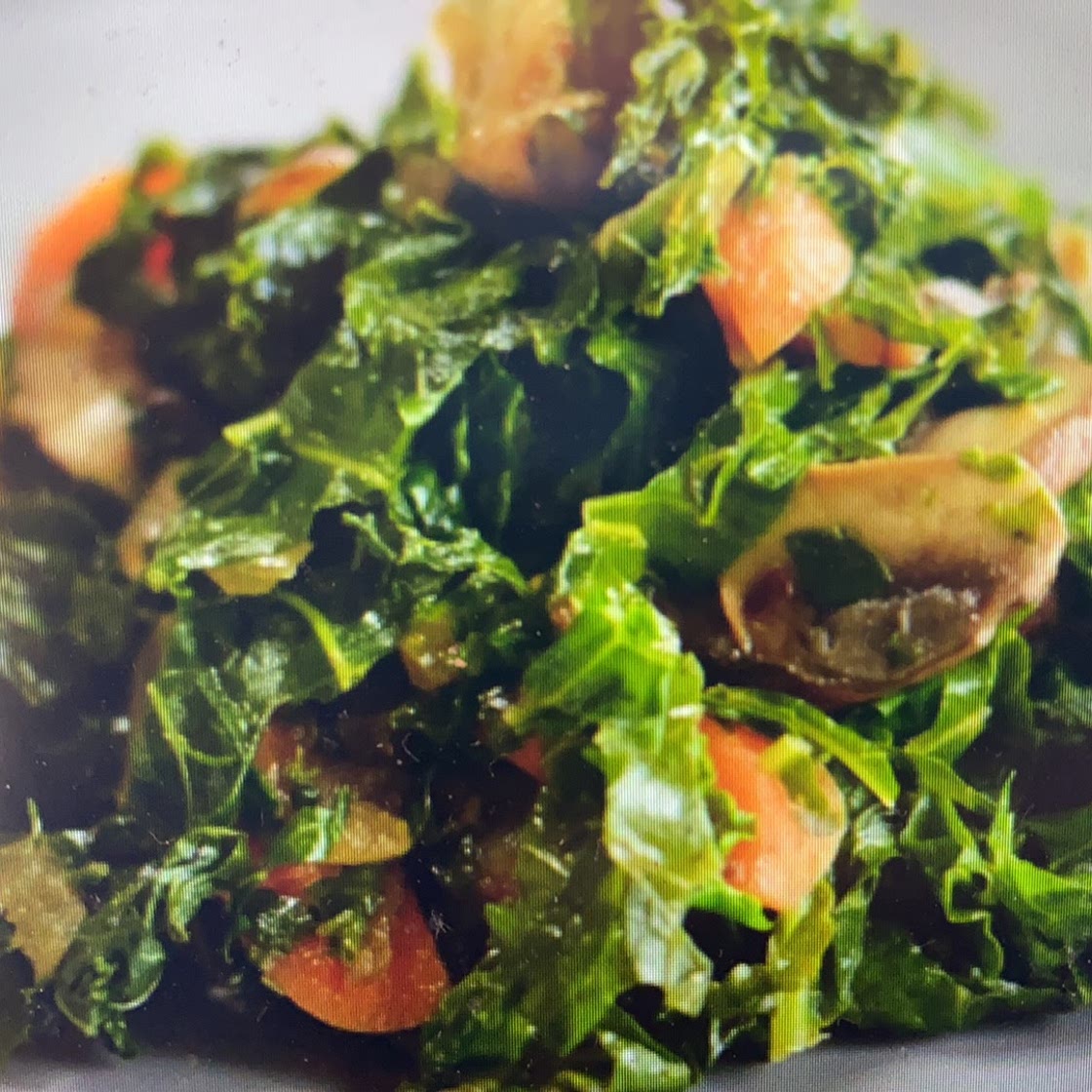 Kale with Spicy Coco Sauce