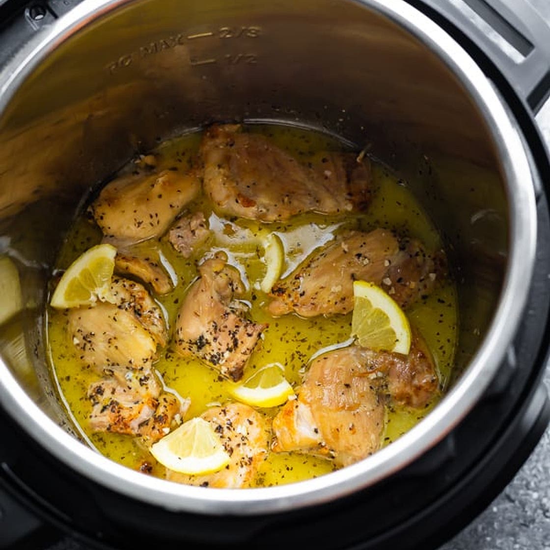 Instant Pot Lemon Garlic Chicken/Freezer Meal