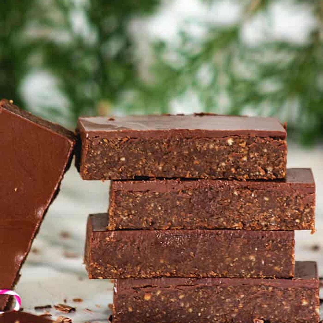 No-Bake Potato Chocolate Rum Bars