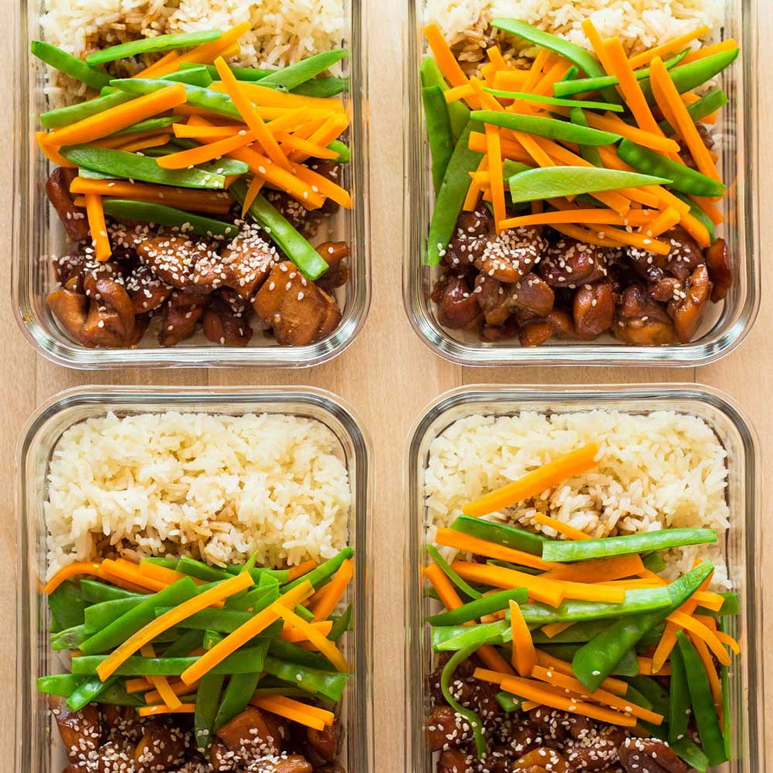 Vietnamese Chicken Meal Prep Bowls