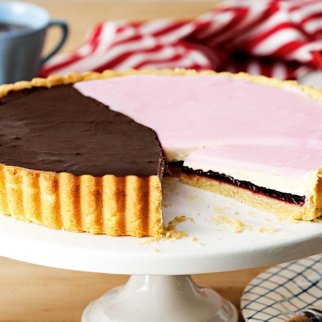 Enormous neenish tart