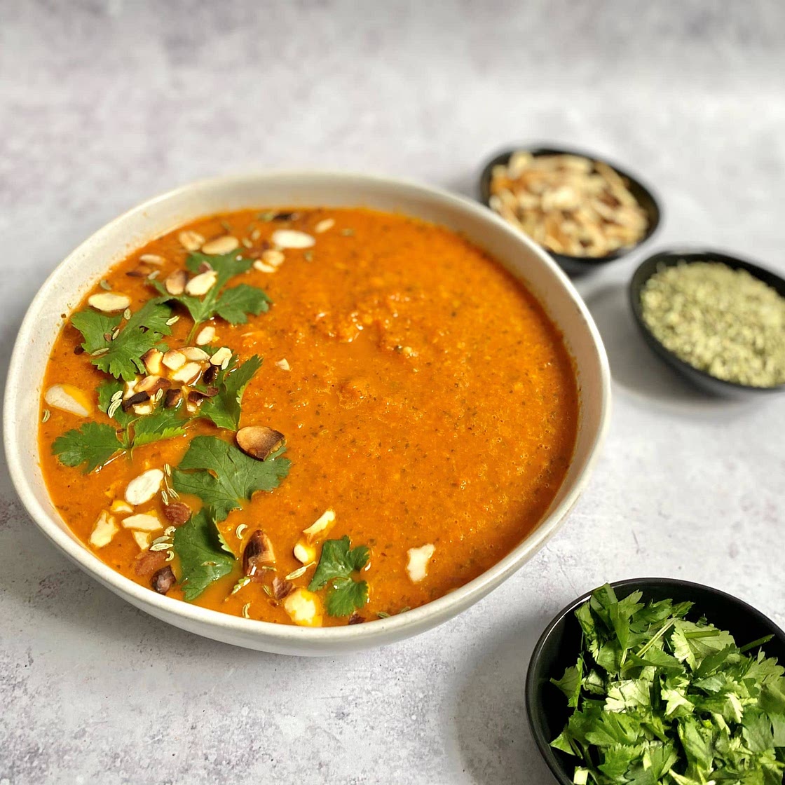 Caramelized Carrot Soup with Fennel
