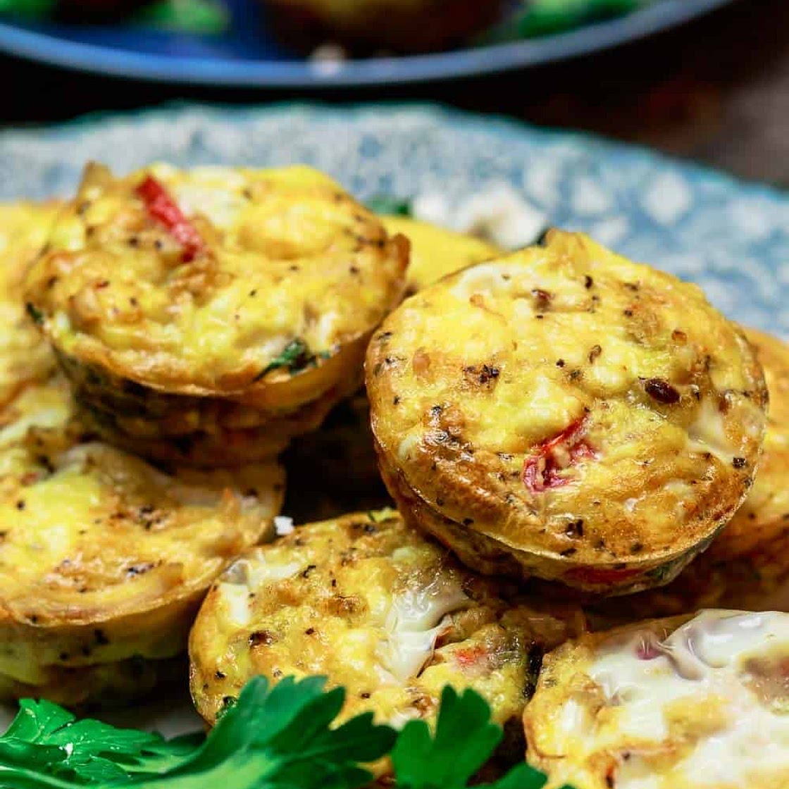 Mediterranean Breakfast Egg Muffins