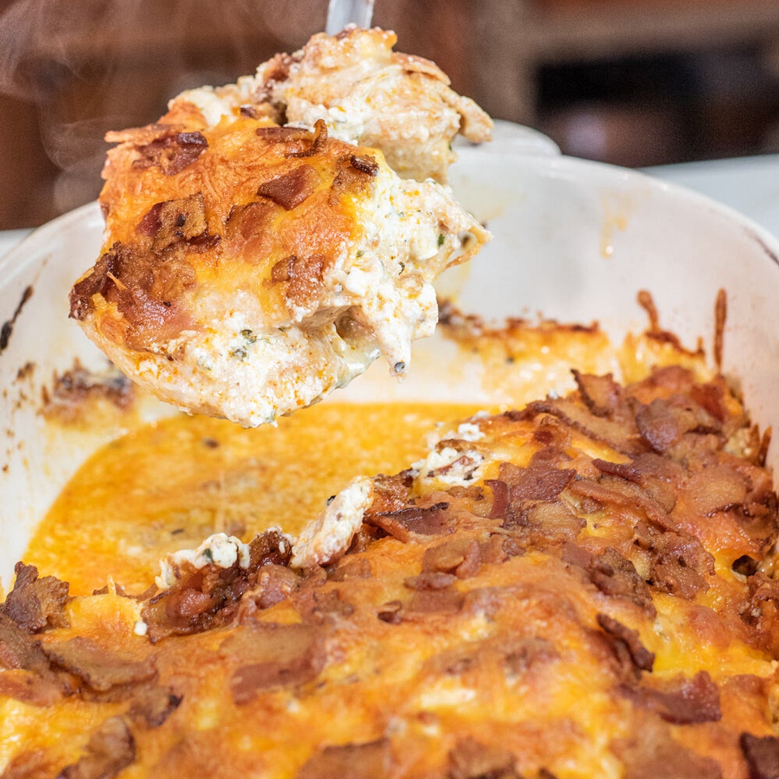 Chicken Bacon Ranch Casserole — Low Carb Love™