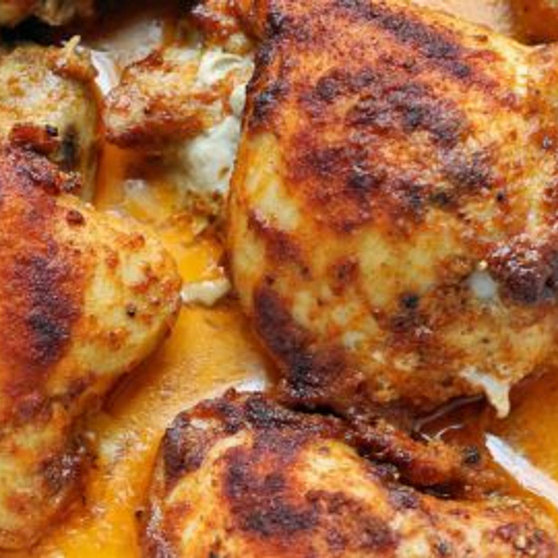 Spicy Baked Boneless Skinless Chicken Thighs