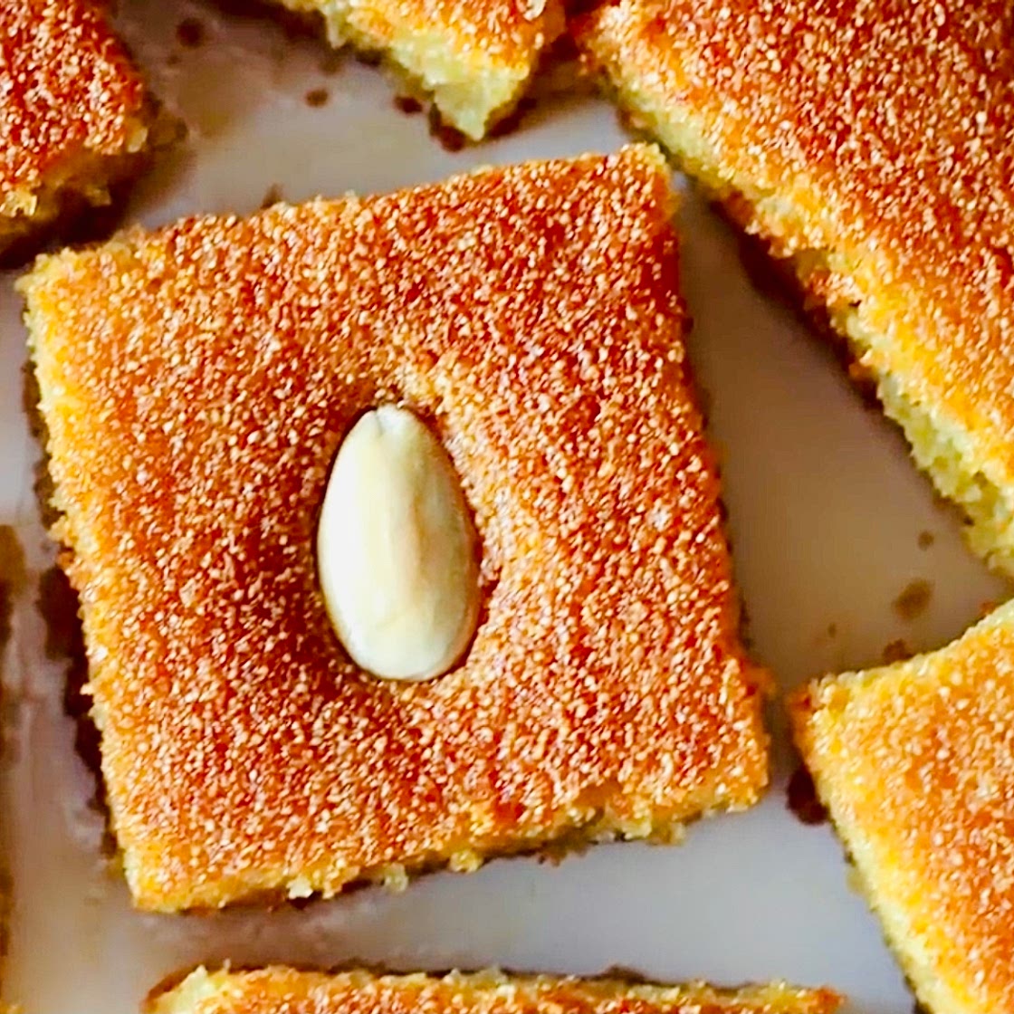 Nammoura (Semolina Cake) نمّورة