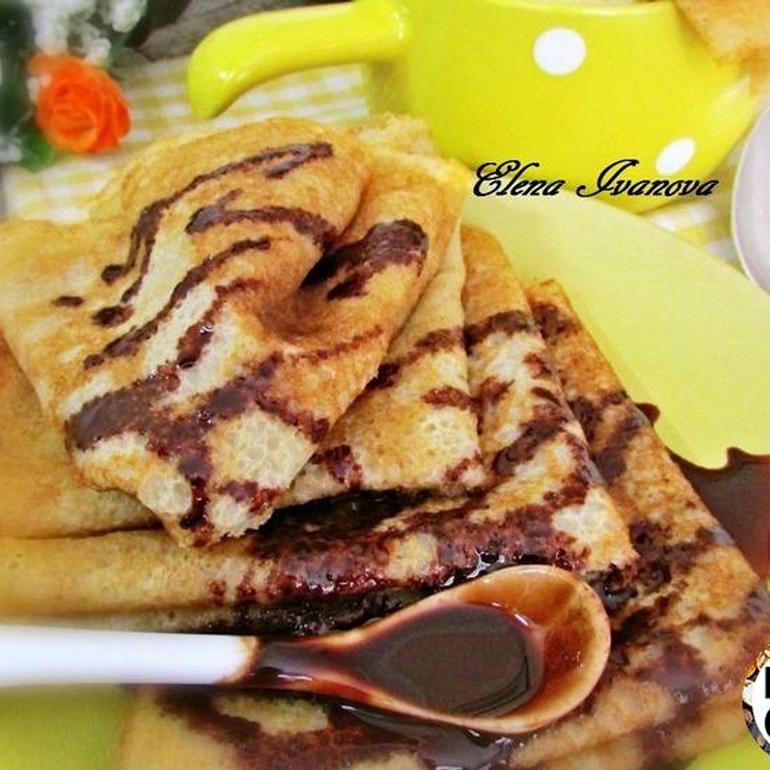 Belarusian Vereshchaka with buckwheat pancakes