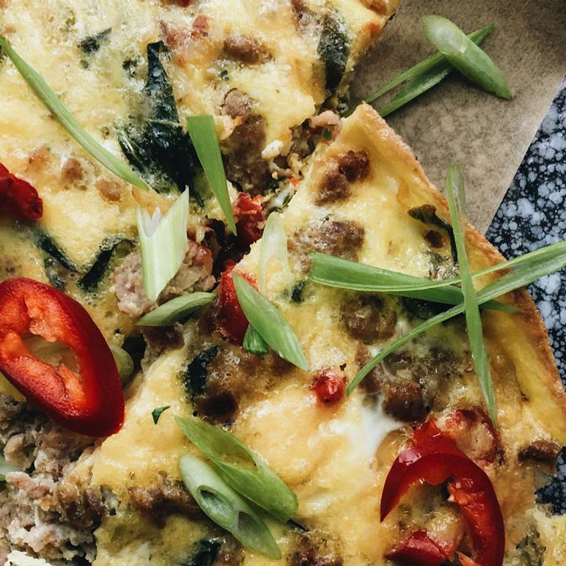 This XL Sausage Frittata Will Feed a Crowd On a Budget